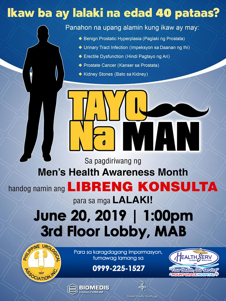 Mens Health Awareness - Tayo Na MAN 2019