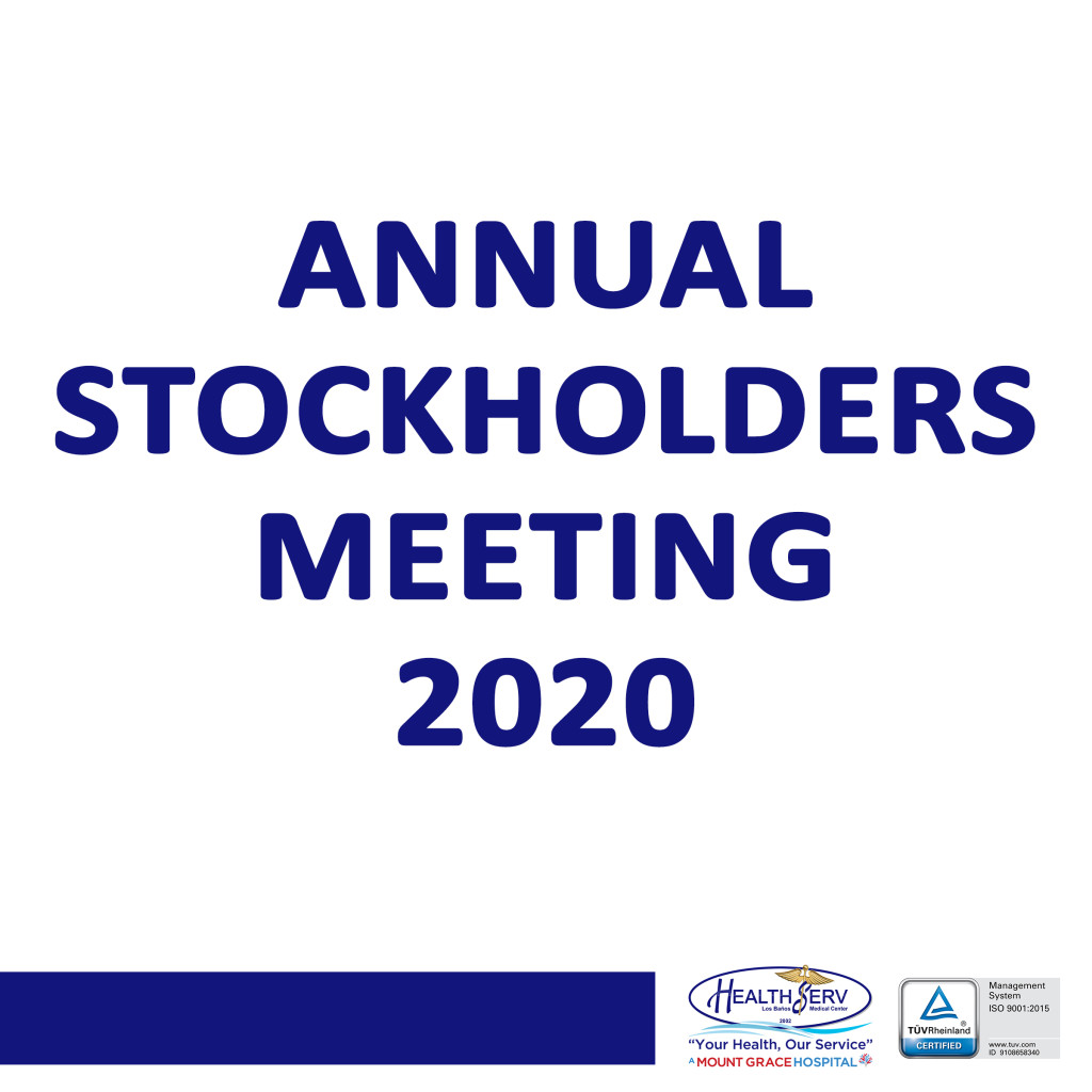 annual stockholders meeting 2020
