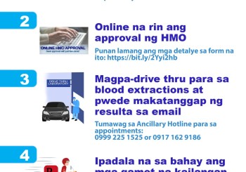 Hassle-free Online Consultation, Drive-Thru Laboratory and Medicine Delivery